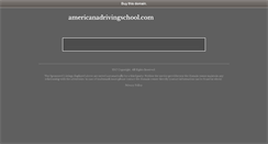 Desktop Screenshot of americanadrivingschool.com
